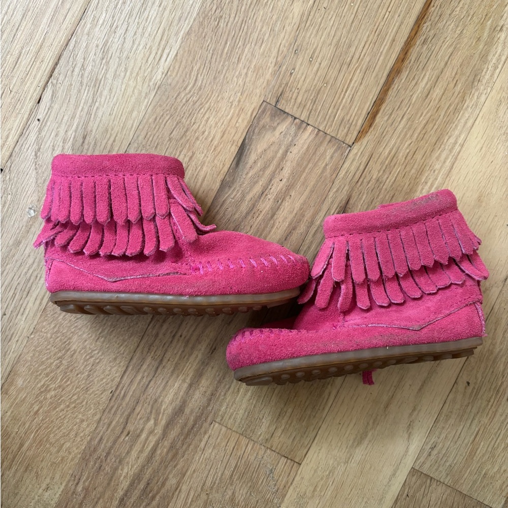 Minnetonka pink boots - Picture 1 of 8